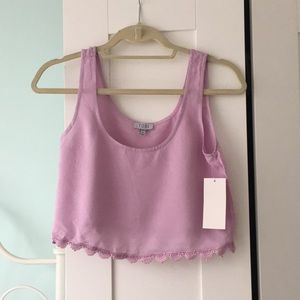 Purple Tobi crop top